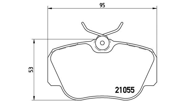 MAGNETI MARELLI Bremžu uzliku kompl., Disku bremzes 363700450011